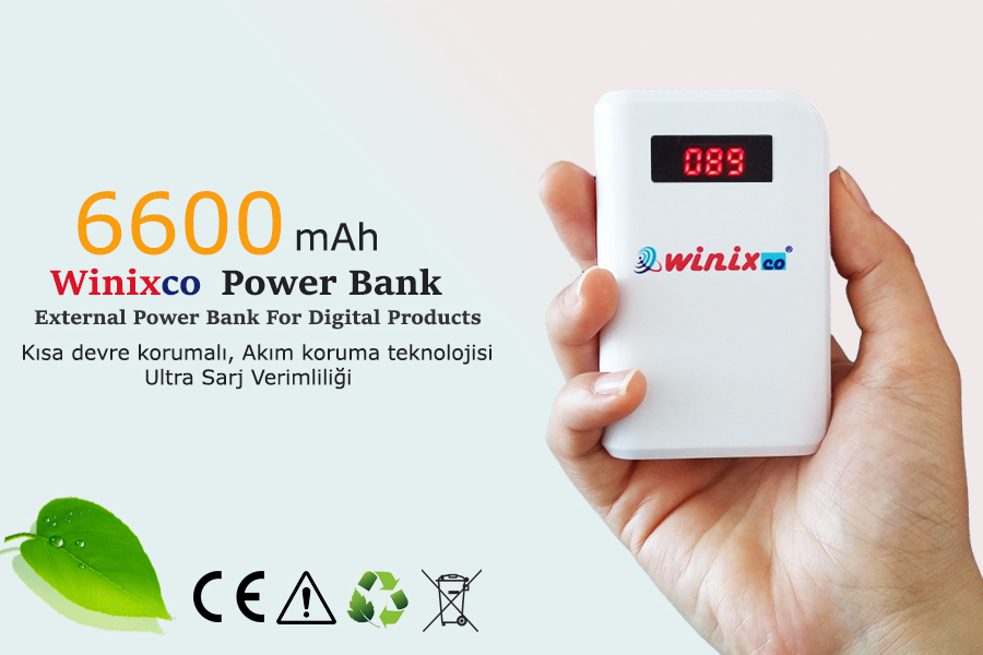 Winixco | %100 Orjinal kapasite Winixco powerbank