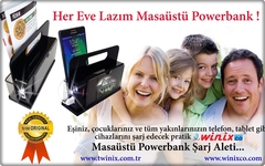 Aileniz ve Tüm Sevdikleriniz İçin Masaüstü Powerbank